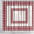 Samoa Siapo Red Trimmed Shower Curtain Samoa White Sunday - Polynesian Pride