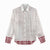 Samoa Siapo Red Trimmed Women Casual Shirt Samoa White Sunday - Polynesian Pride