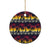Hawaii Hibiscus Palm Tree Sunset Ceramic Ornament Tropical Style - Polynesian Pride
