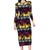 Hawaii Hibiscus Palm Tree Sunset Long Sleeve Bodycon Dress Tropical Style - Polynesian Pride