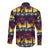 Hawaii Hibiscus Palm Tree Sunset Long Sleeve Button Shirt Tropical Style - Polynesian Pride