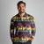 Hawaii Hibiscus Palm Tree Sunset Long Sleeve Polo Shirt Tropical Style - Polynesian Pride