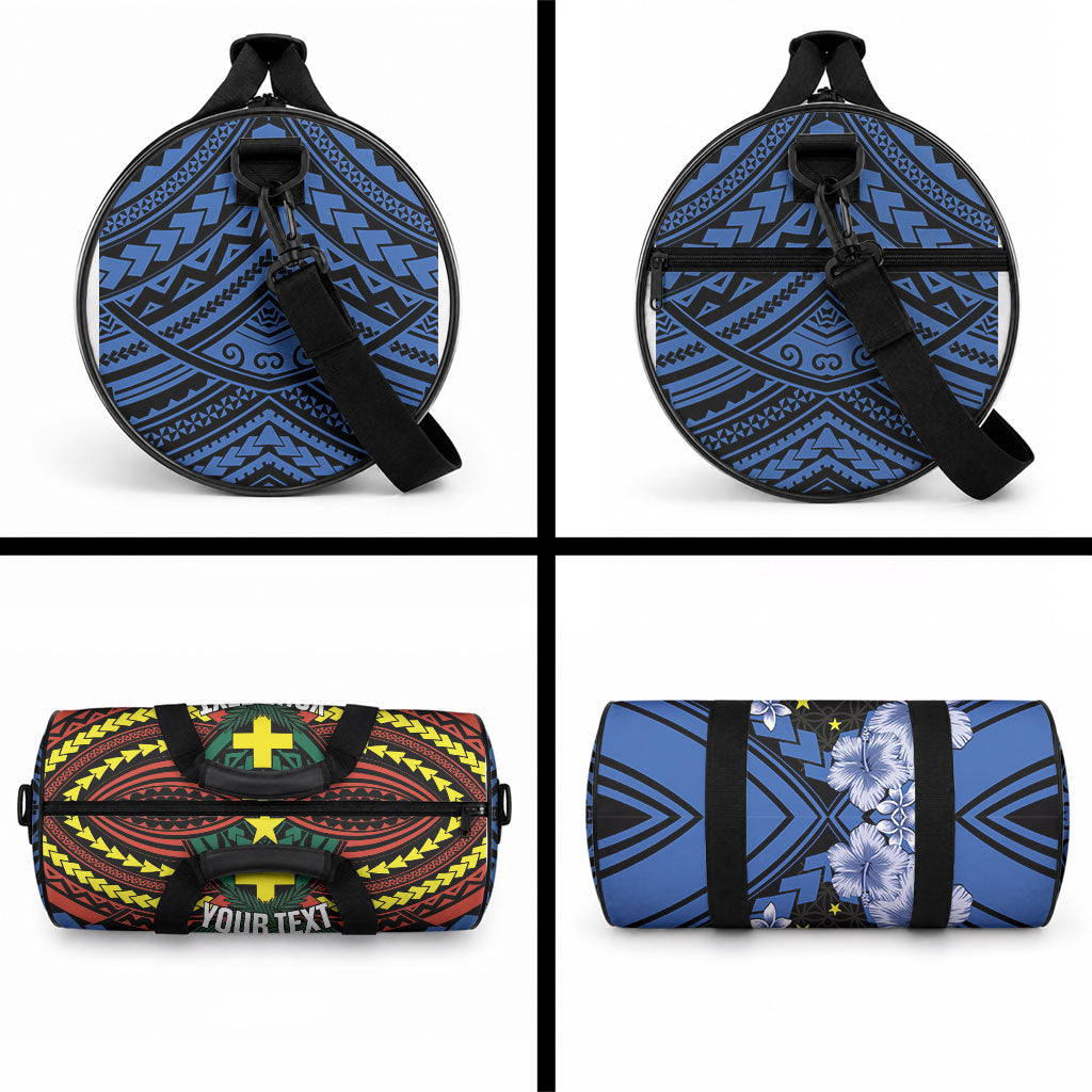 Personalised Vanuatu Tafea Province Duffle Bag Unique Tropical Tribal Pattern LT01 - Polynesian Pride