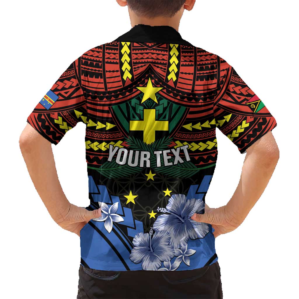 Personalised Vanuatu Tafea Province Family Matching Long Sleeve Bodycon Dress and Hawaiian Shirt Unique Tropical Tribal Pattern LT01 - Polynesian Pride