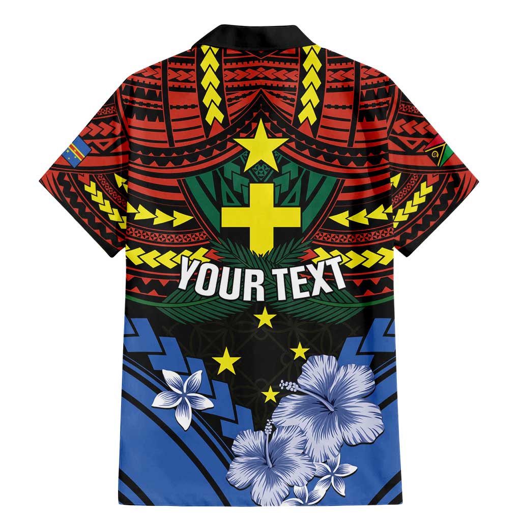 Personalised Vanuatu Tafea Province Family Matching Mermaid Dress and Hawaiian Shirt Unique Tropical Tribal Pattern LT01 - Polynesian Pride