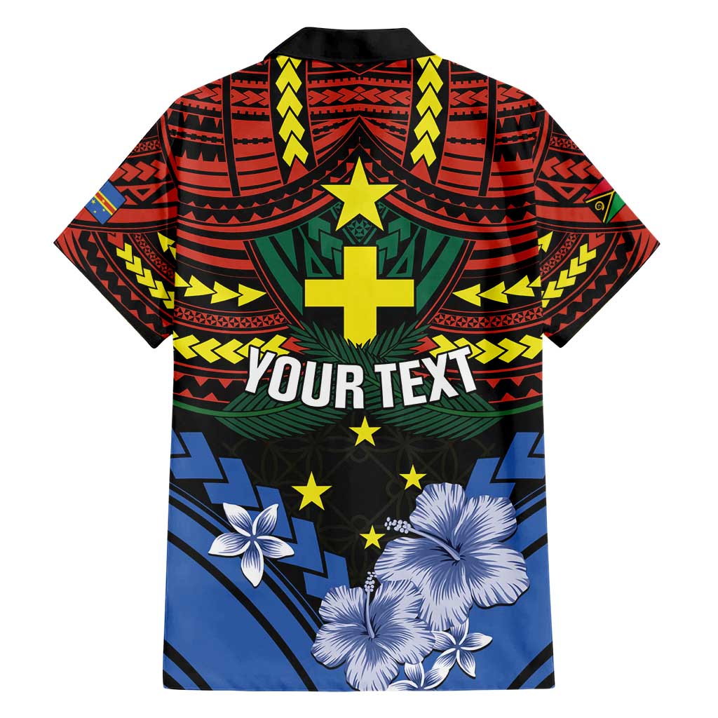 Personalised Vanuatu Tafea Province Family Matching Short Sleeve Bodycon Dress and Hawaiian Shirt Unique Tropical Tribal Pattern LT01 - Polynesian Pride