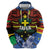 Personalised Vanuatu Tafea Province Hoodie Unique Tropical Tribal Pattern