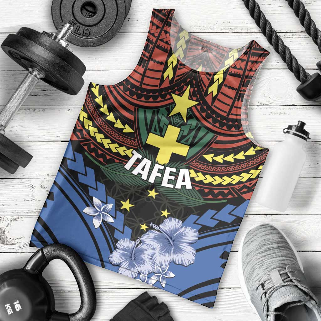 Personalised Vanuatu Tafea Province Men Tank Top Unique Tropical Tribal Pattern