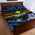 Personalised Vanuatu Tafea Province Quilt Bed Set Unique Tropical Tribal Pattern