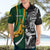 Custom New Zealand and South Africa Rugby Hawaiian Shirt Silver Fern Protea Pattern World Cup 2023 LT01 - Polynesian Pride