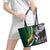 New Zealand and South Africa Rugby Leather Tote Bag Silver Fern Protea Pattern World Cup 2023 LT01 - Polynesian Pride