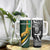 New Zealand and South Africa Rugby Tumbler With Handle Silver Fern Protea Pattern