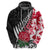 Custom New Zealand and England Rugby Hoodie Silver Fern With Red Rose World Cup 2023 LT01 - Polynesian Pride