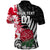 Custom New Zealand and England Rugby Polo Shirt Silver Fern With Red Rose World Cup 2023 LT01 - Polynesian Pride