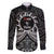 Personalised Toitu Te Tiriti Aotearoa Silver Fern Family Matching Puletasi and Hawaiian Shirt New Zealand Maori Pattern