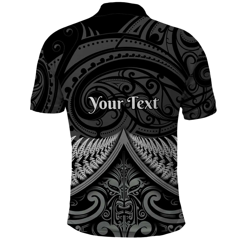 Personalised Toitu Te Tiriti Aotearoa Silver Fern Polo Shirt New Zealand Maori Pattern LT01 - Polynesian Pride