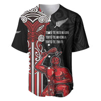 Toitu Te Reo Maori Toitu Te Whenua Toitu Te Tiriti Baseball Jersey Maori Warrior New Zealand