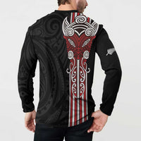 Toitu Te Reo Maori Toitu Te Whenua Toitu Te Tiriti Button Sweatshirt Maori Warrior New Zealand LT01 - Polynesian Pride