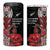 Toitu Te Reo Maori Toitu Te Whenua Toitu Te Tiriti 4 in 1 Can Cooler Tumbler Maori Warrior