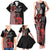 Toitu Te Reo Maori Toitu Te Whenua Toitu Te Tiriti Family Matching Tank Maxi Dress and Hawaiian Shirt Maori Warrior New Zealand