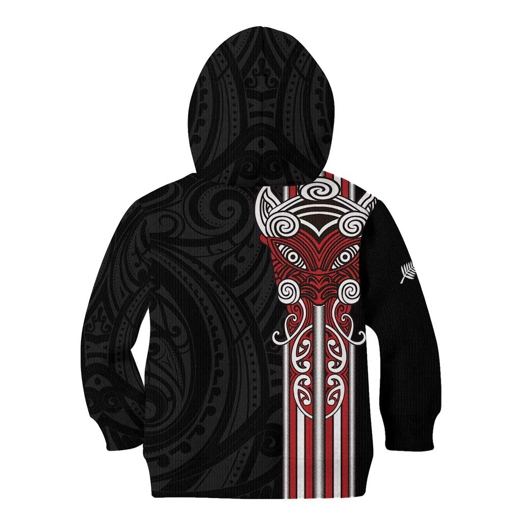Toitu Te Reo Maori Toitu Te Whenua Toitu Te Tiriti Kid Hoodie Maori Warrior New Zealand
