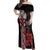 Toitu Te Reo Maori Toitu Te Whenua Toitu Te Tiriti Off Shoulder Maxi Dress Maori Warrior New Zealand