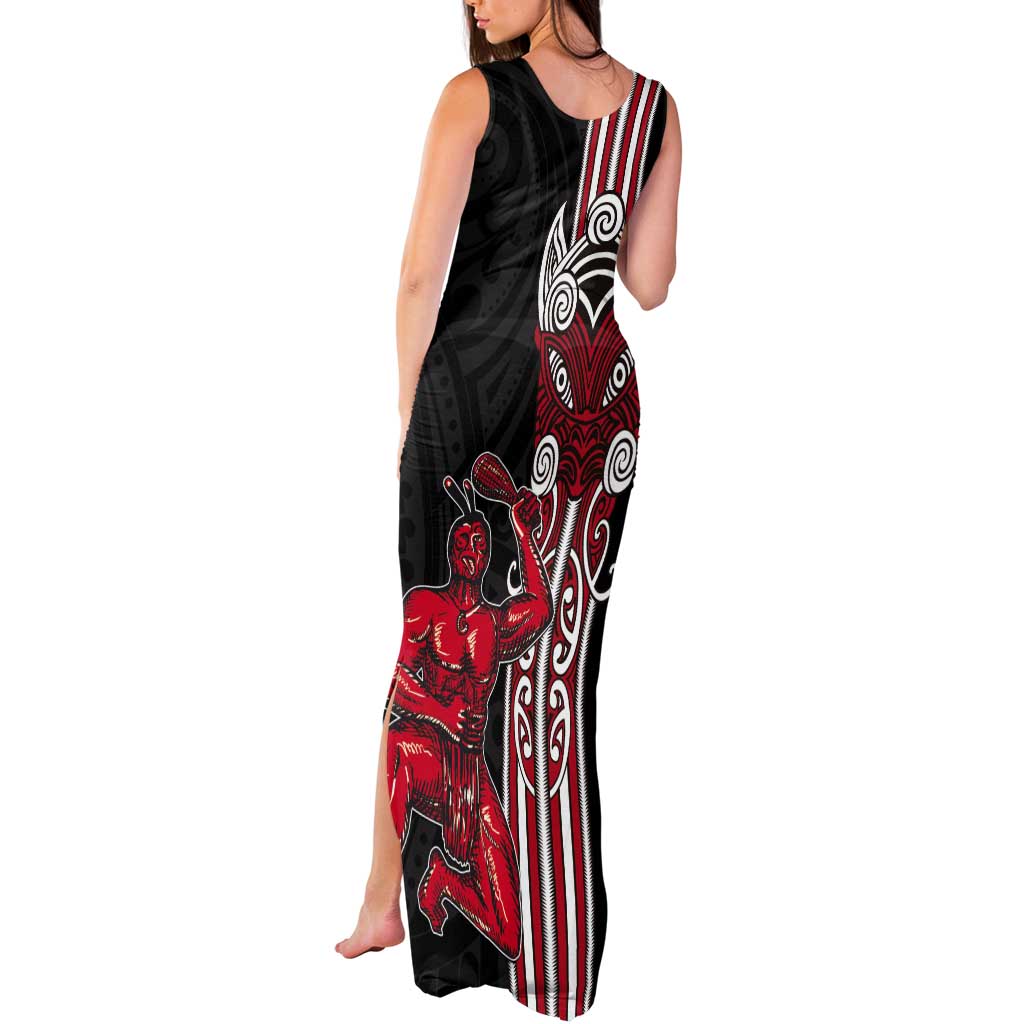 Toitu Te Reo Maori Toitu Te Whenua Toitu Te Tiriti Tank Maxi Dress Maori Warrior New Zealand