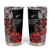 Toitu Te Reo Maori Toitu Te Whenua Toitu Te Tiriti Tumbler Cup Maori Warrior