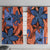 Plumeria Polynesian Pattern Window Curtain Unique Fantasy Orange Blue