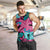 Plumeria Polynesian Pattern Men Tank Top Unique Fantasy Pink Teal