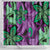Plumeria Polynesian Pattern Shower Curtain Unique Fantasy Purple Green
