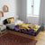 Plumeria Polynesian Pattern Bedding Set Unique Fantasy Yellow Purple
