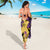 Plumeria Polynesian Pattern Sarong Unique Fantasy Yellow Purple