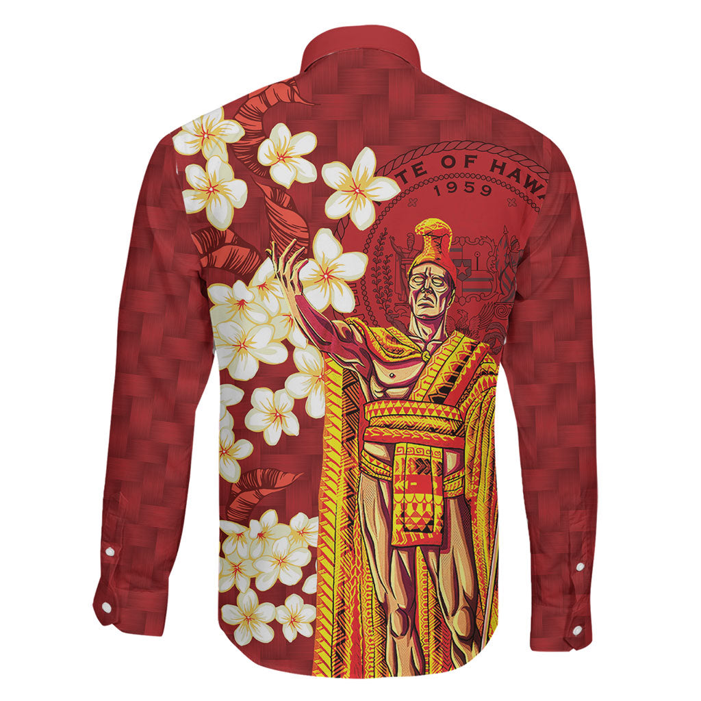 Hawaii King Kamehameha Family Matching Mermaid Dress and Hawaiian Shirt Plumeria Lauhala Pattern LT01 - Polynesian Pride