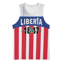 Personalized Liberia 1847 Basketball Jersey Happy Independence Day
