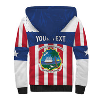 Personalized Liberia 1847 Sherpa Hoodie Happy Independence Day