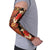 Hawaii Christmas Poinsettia Lei Arm Sleeves Tapa Pattern - Polynesian Pride