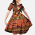 Hawaii Christmas Poinsettia Lei Family Matching Puletasi and Hawaiian Shirt Tapa Pattern - Polynesian Pride