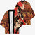 Hawaii Christmas Poinsettia Lei Kimono Tapa Pattern - Polynesian Pride