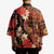 Hawaii Christmas Poinsettia Lei Kimono Tapa Pattern - Polynesian Pride