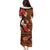 Hawaii Christmas Poinsettia Lei Puletasi Tapa Pattern - Polynesian Pride