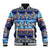 Hawaii Turtles Pattern Special Blue Baseball Jacket - Polynesian Pride