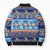 Hawaii Turtles Pattern Special Blue Bomber Puffer Jacket - Polynesian Pride