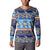 Hawaii Turtles Pattern Special Blue Button Sweatshirt - Polynesian Pride