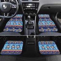 Hawaii Turtles Pattern Special Blue Car Mats - Polynesian Pride