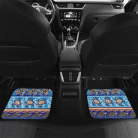 Hawaii Turtles Pattern Special Blue Car Mats - Polynesian Pride