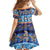 Hawaii Turtles Pattern Special Blue Family Matching Off The Shoulder Long Sleeve Dress and Hawaiian Shirt - Polynesian Pride