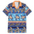 Hawaii Turtles Pattern Special Blue Family Matching Short Sleeve Bodycon Dress and Hawaiian Shirt - Polynesian Pride