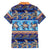 Hawaii Turtles Pattern Special Blue Family Matching Short Sleeve Bodycon Dress and Hawaiian Shirt - Polynesian Pride