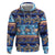 Hawaii Turtles Pattern Special Blue Hoodie - Polynesian Pride